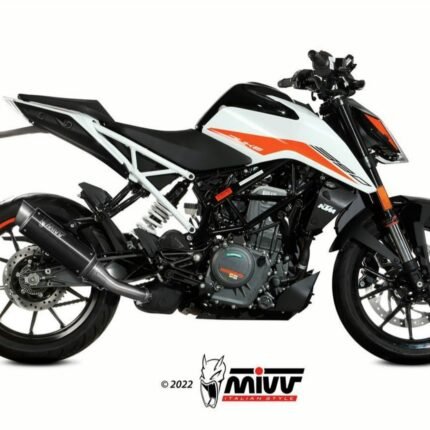 Mivv GP Pro Black Inox Stainless Steel Exhaust Slip On KTM Duke 390
