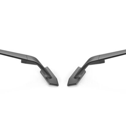 Rizoma Stealth Rear View Mirror Pair Dark Grey Ducati V2
