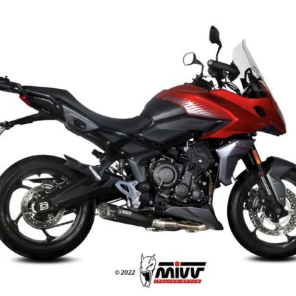 Mivv X-M5 Black Inox Full System Exhaust Triumph Tiger Sport 660