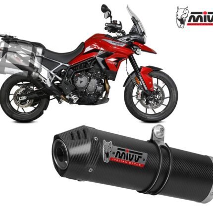 Mivv Oval Titanium Exhaust Slip On Triumph Tiger 900