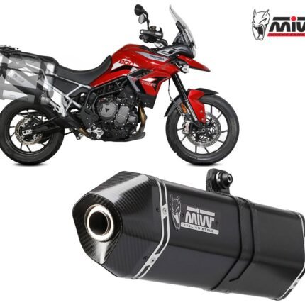 Mivv Speed Edge Inox Black Exhaust Slip On Triumph Tiger 900
